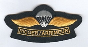 Parachute Rigger badge