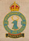 216 Maintenance Unit badge