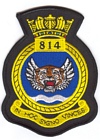 814 Naval Air Squadron badge