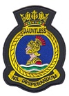 HMS Dauntless badge